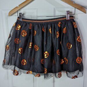 Celebrate Halloween girls pumpkin tutu size large